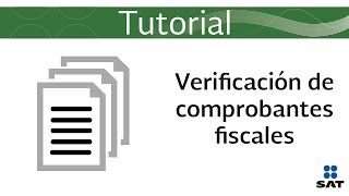 Tutorial Verificación de comprobantes fiscales impresos [upl. by Allecnirp]