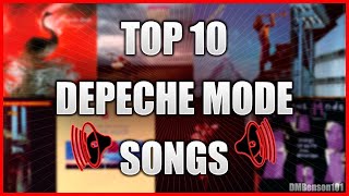 Top 10 Depeche Mode Songs [upl. by Imaon170]