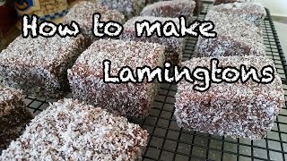 How to make lamingtons [upl. by Yeniar]