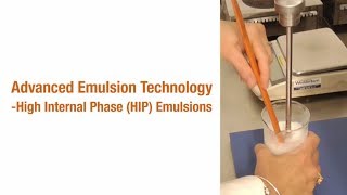 Advanced Emulsion Technology  HIP Emulsions [upl. by Brittnee]