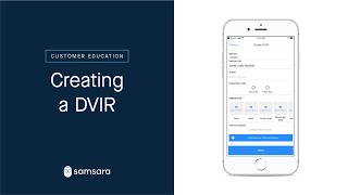 Driver App  Creating a DVIR [upl. by Marston]