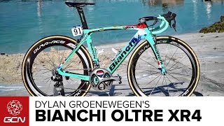 Dylan Groenewegens Bianchi Oltre XR4 Pro Bike [upl. by Herby]