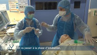 COVID19 bloc opératoire intubation [upl. by Root]