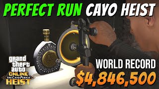 PERFECT RUN Cayo Perico Heist  Max Possible Payout 4846500  Stealth Elite Challenge 736 [upl. by Lleddaw606]