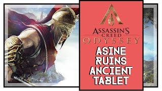 Assassins Creed Odyssey Asine Ruins Ancient Tablet Location [upl. by Dami]