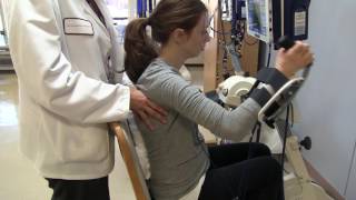 Functional Electrical Stimulation FES at Helen Hayes Hospital [upl. by Araihc]