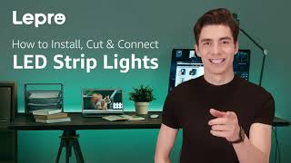 How to Install Cut amp Connect LED Strip Lights [upl. by Gnoz317]