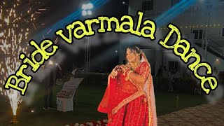 Bride Varmala Entry Dance 😍 [upl. by Senga662]