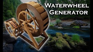 3d Printed Waterwheel Generator [upl. by Ahsinak]