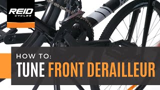 HOW TO Tune Front Derailleur [upl. by Eserrehs]