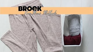 Broek vouwen TUTORIAL  Marie Kondo  KonMari methode [upl. by Chloe]