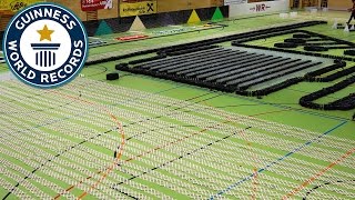 Epic domino show  Guinness World Records [upl. by Zabrina233]