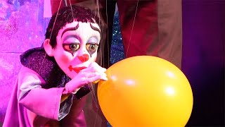 Clown Marionette Puppet Show  Helio with Balloon  Scott Land Puppeteer [upl. by Oswald527]