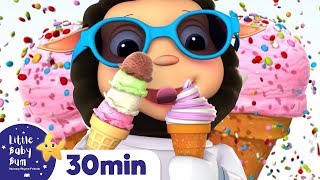 Ice Cream Song More Nursery Rhymes amp Kids Songs  ABCs and 123s  Learn With Little Baby Bum [upl. by Annaihs91]