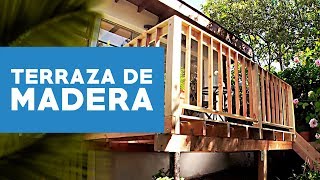 Cómo construir una terraza de madera [upl. by Kiersten]