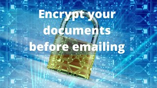 How to password protect files for email [upl. by Nnair]