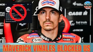 Maverick Vinales has BLOCKED US [upl. by Enitsuga862]