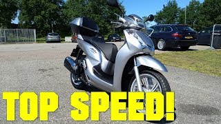 Honda SH300 TOP SPEED [upl. by Jaquiss76]