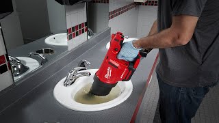 M12™ AIRSNAKE™ Drain Cleaning Air Gun Demonstration [upl. by Arracot]