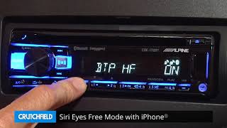 Alpine CDE172BT Display and Controls Demo  Crutchfield Video [upl. by Benis512]