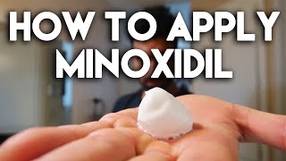 How to Apply Minoxidil Rogaine [upl. by Fillender]