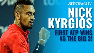 Nick Kyrgios Highlights From First Time He Beat The Big 3 on the ATP Tour [upl. by Keen]