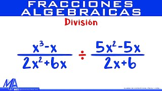 División de fracciones algebraicas [upl. by Jacky]