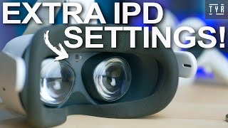 The Oculus Quest 2 Extra IPD Settings Glare and Ghosting Solved [upl. by Hyps]