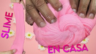 COMO HACER SLIME ¿1 INGREDIENTE SIN PEGAMENTO SIN BORAX FÁCIL DE HACER [upl. by Llegna]