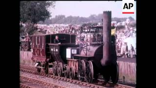 150th ANNIVERSARY OF STEAM RAILWAYS  COLOUR [upl. by Eyllek740]