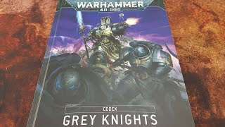 Grey Knights codex review Warhammer 40k [upl. by Nimaynib]