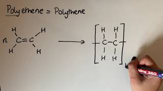 Alkenes  addition polymerisation [upl. by Eintroc]