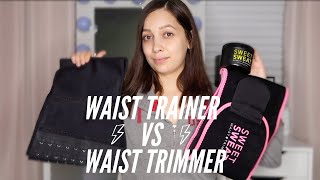 Waist Trainer vs Sweet Sweat TrimmerDo they WorkBefore amp After Pics [upl. by Orual]