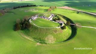 Wiltshires ancient hill forts  an aerial perspective [upl. by Yerkovich]