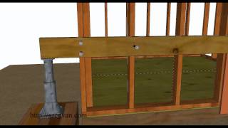 How To Raise Small Leaning Sheds – Home Repairs [upl. by Lorraine]