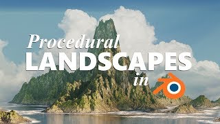 Procedural Landscapes in Blender 280 [upl. by Carmencita]