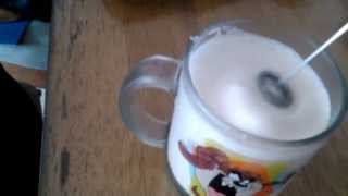 Aerolatte Review Frothing Cold Milk In Under 1 Minute [upl. by Delphinia]