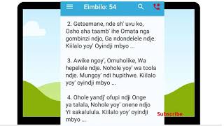 Ehangano song 54  Oshiwambo song Namibian gospel song [upl. by Imeka462]