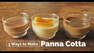 3 Ways to Make Panna Cotta  Yummy Ph [upl. by Araed800]