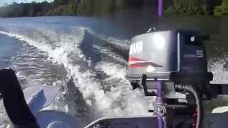 Yamaha 5hp outboard [upl. by Huntlee]