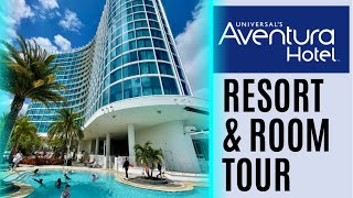 Universal Aventura Hotel Resort amp Room Tour amp Review [upl. by Lundberg]