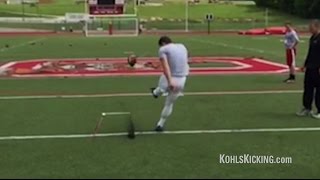 75Yard Field Goal by High School Kicker Logan Tyler [upl. by Gaskins]