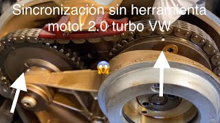 Distribución de motor 20 TSI VW SIN HERRAMIENTA 😱 🚗 [upl. by Niak178]