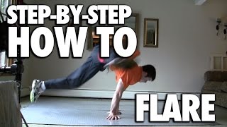 How to Flare Tutorial Breakdance Powermove [upl. by Saul]