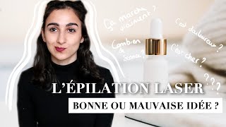 Lépilation laser mon expérience 💪 [upl. by Isdnyl]