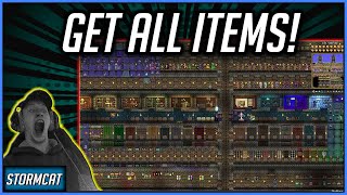 TERRARIA ALL ITEMS MAP 2020  HOW TO GET ALL ITEMS IN TERRARIA  ALL ITEM WORLD DOWNLOAD [upl. by Jillane]